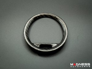 FIAT 500 Vent Cover Trim Kit - 2 piece set - Carbon Fiber